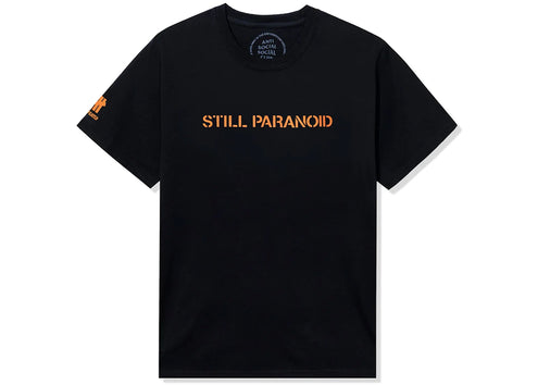 Anti Social Social Club x Undefeated Still Paranoid Tee Black