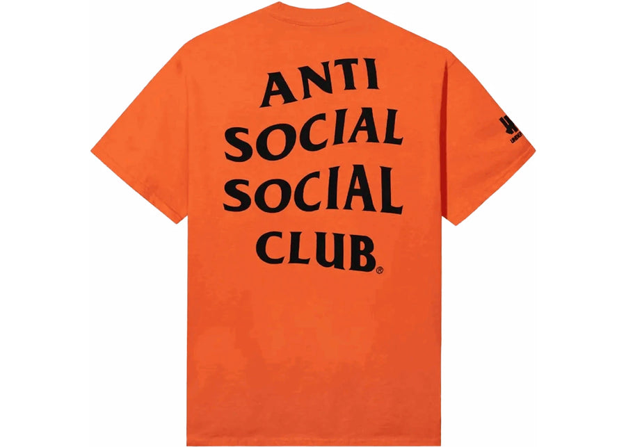 T-shirt orange Anti Social Social Club x Undefeated Still Paranoid