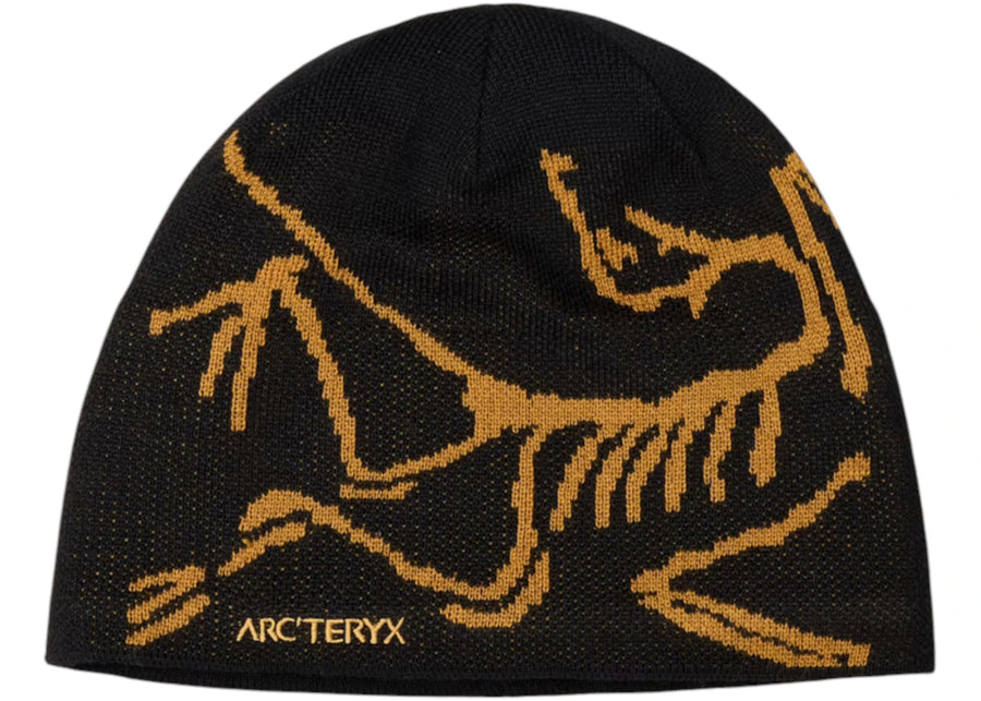 Bonnet Arc'teryx à tête d'oiseau (FW25) Noir 24 carats