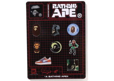 BAPE A Bathing Ape Pins Set Multi