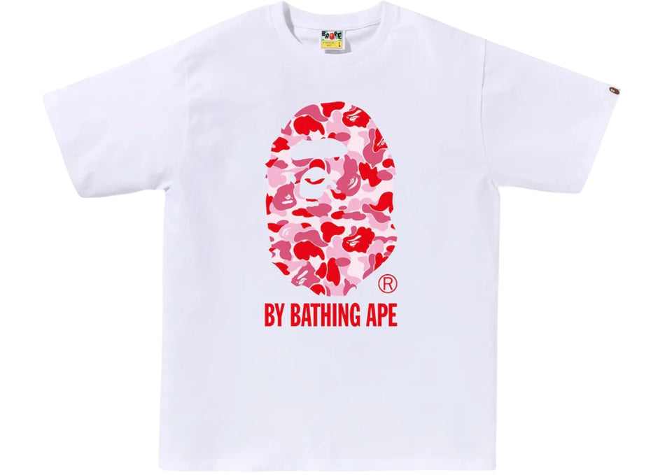 BAPE ABC Camo By Bathing Ape Tee (SS25) White/Pink