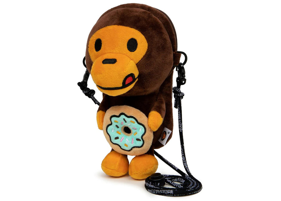 BAPE Baby Milo Donut Mobile Bag Brown/Blue