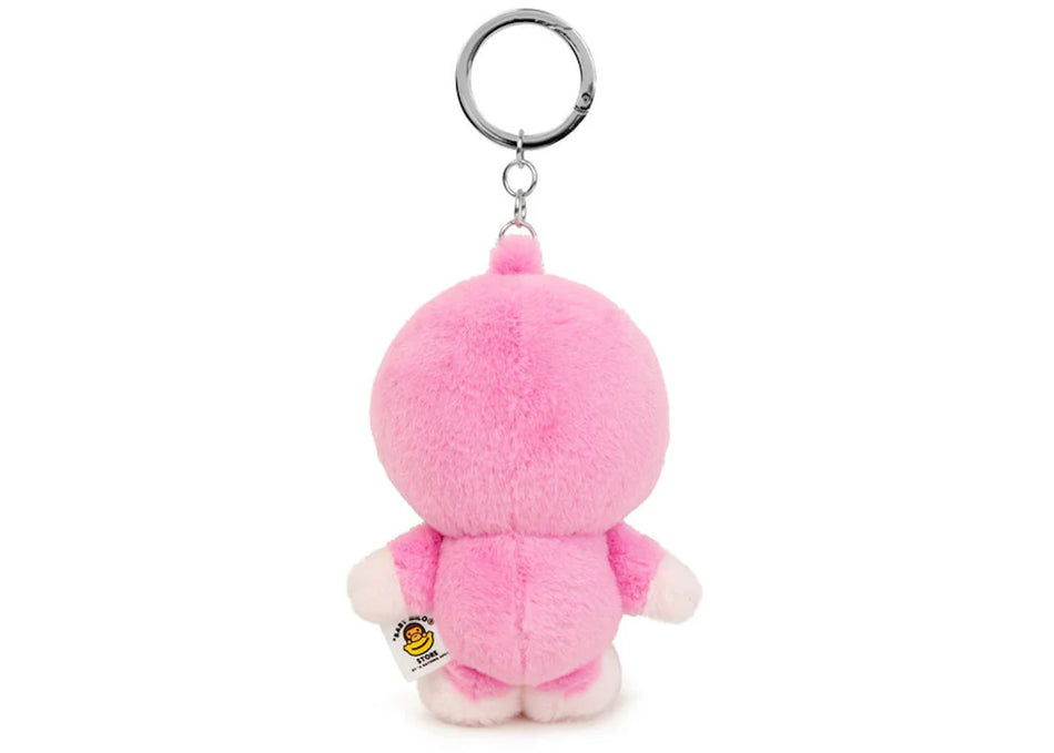 BAPE Baby Milo Plush Doll Keychain Pale Pink