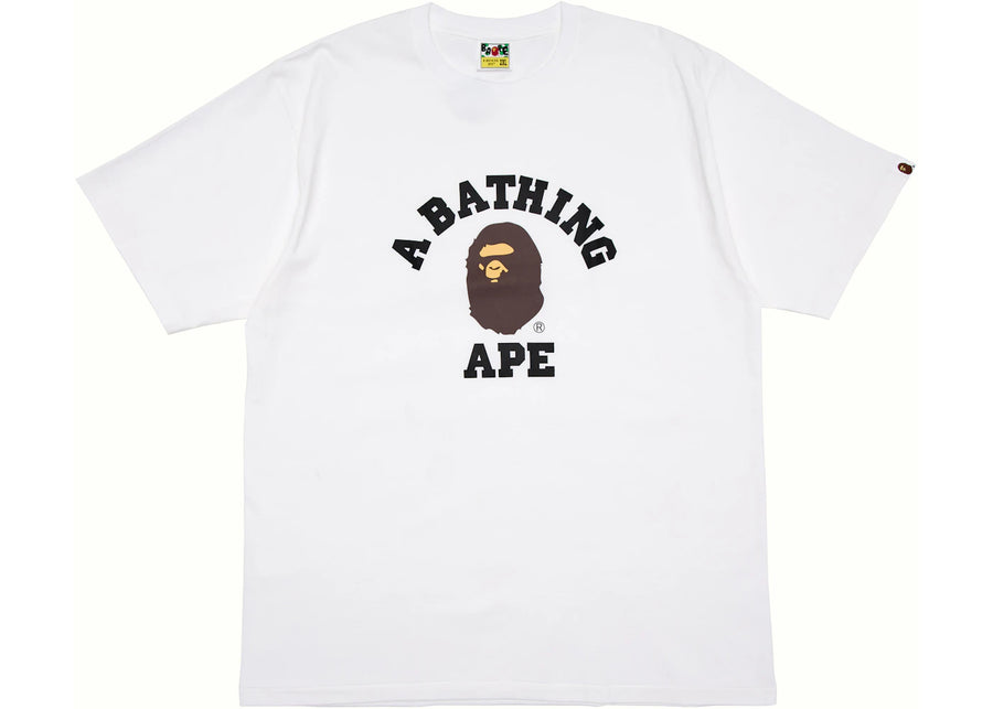 BAPE College Tee White