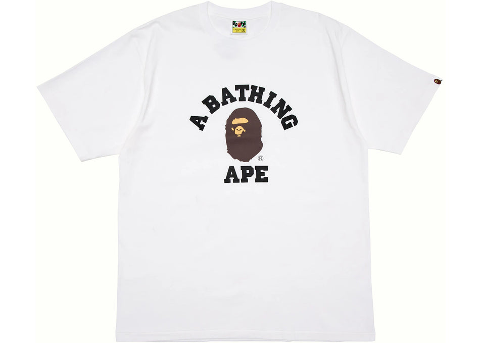 BAPE College Tee White