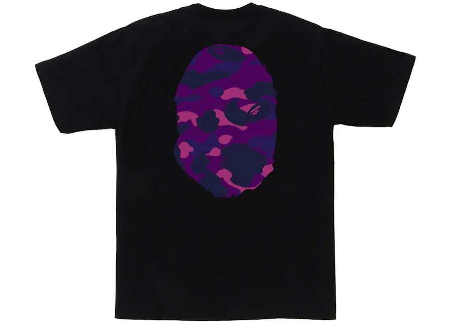T-shirt BAPE Color Camo Big Ape Head Noir/Violet
