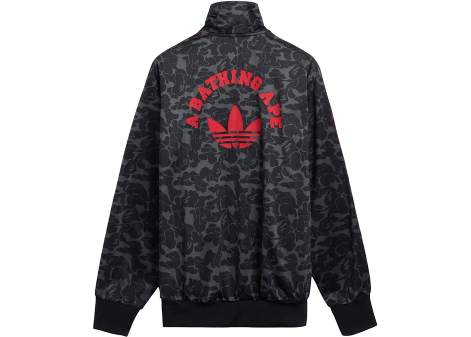 BAPE x adidas All Over Print SSTR Track Top Black