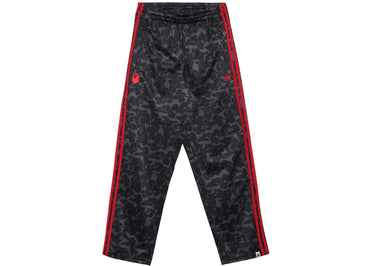 BAPE x adidas All Over Print Track Pants Black/Red