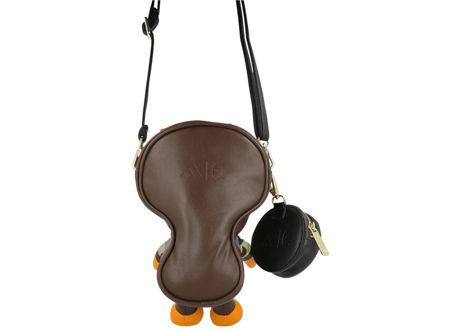 BAPE x adidas Baby Milo Shoulder Bag Brown