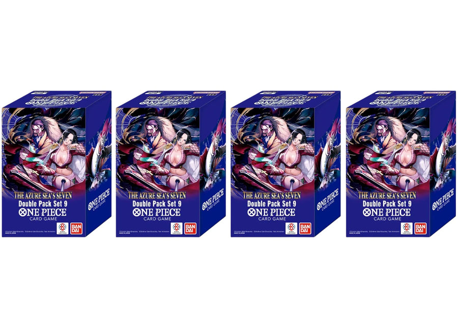 Lot de 4 boosters Bandai One Piece Double Pack Set 9 (DP-09)