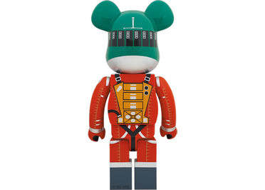 Bearbrick 2001: a space odyssey Space Suit Green Helmet & Orange Suit 1000%
