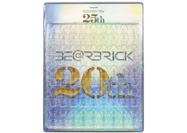 Bearbrick 20th/Medicom Toy 25th Anniversary Limited Edition Display Blister Board