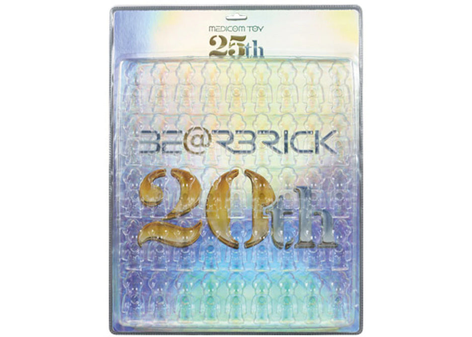 Bearbrick 20th/Medicom Toy 25th Anniversary Limited Edition Display Blister Board