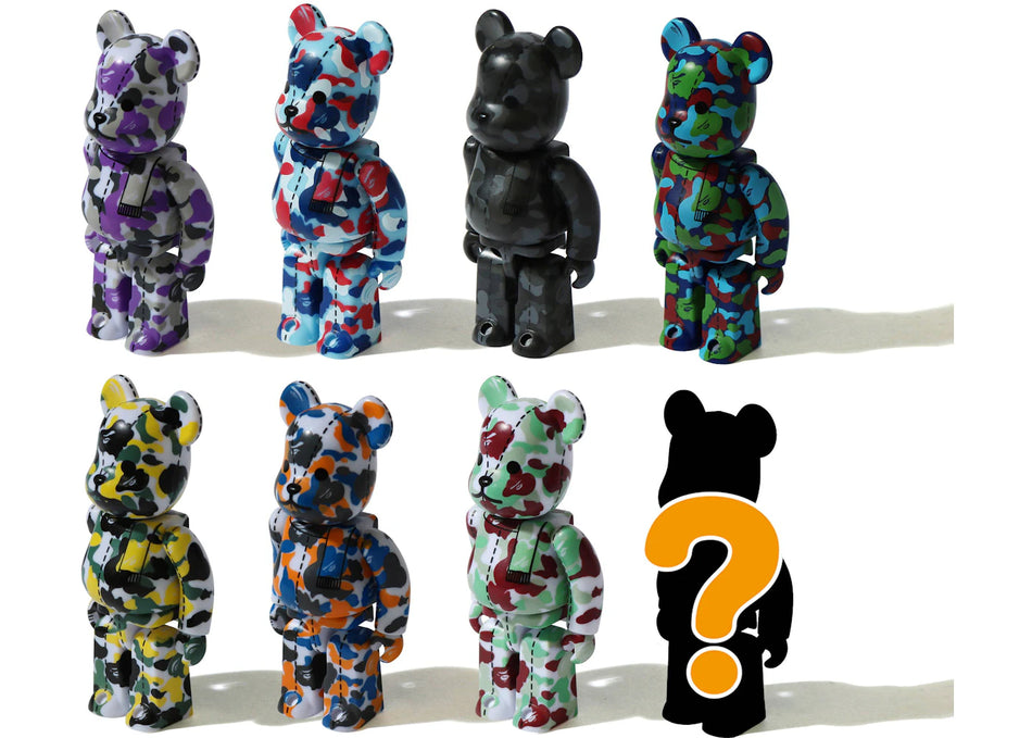 Bearbrick x BAPE 28th Anniversary Camo #1 Sealed Case 100% (24 Blind Boxes)