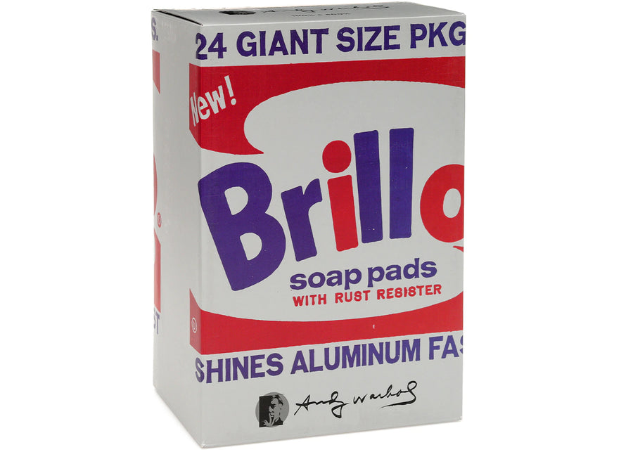 Coffret Bearbrick ANDY WARHOL « Brillo » 100 % et 400 %