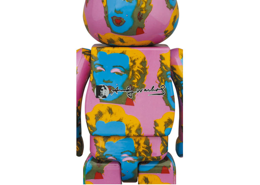 Bearbrick Andy Warhol Marilyn Monroe n° 2, coffret 100 % et 400 %