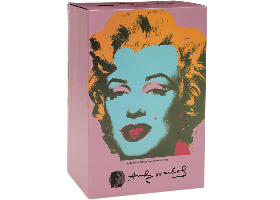 Bearbrick Andy Warhol Marilyn Monroe n° 2, coffret 100 % et 400 %