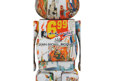 Bearbrick Andy Warhol x JEAN-MICHEL BASQUIAT #4 1000%