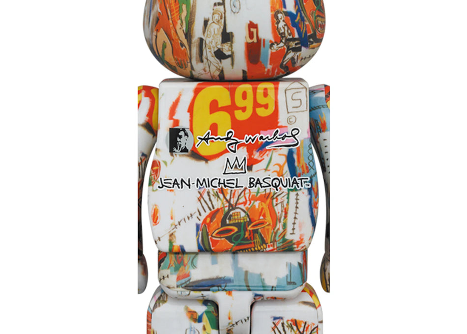 Bearbrick Andy Warhol x JEAN-MICHEL BASQUIAT #4 1000%