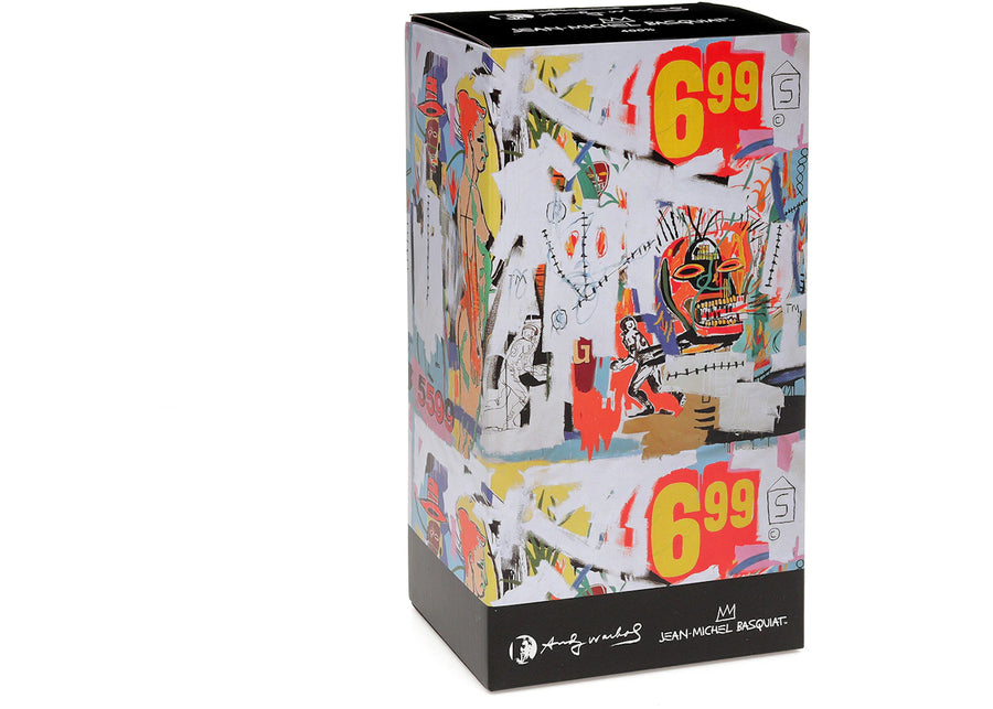Bearbrick Andy Warhol x JEAN-MICHEL BASQUIAT #4 400%