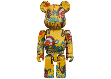 Bearbrick Andy Warhol x Jean-Michel Basquiat #3 100% & 400% Set
