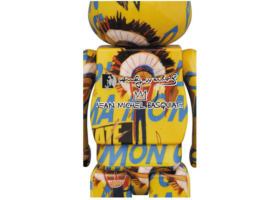 Bearbrick Andy Warhol x Jean-Michel Basquiat #3 100% & 400% Set