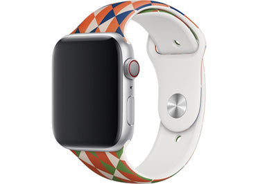 Bearbrick Barry McGee + Apple Watch Sports Band 44mm 100% & 400% Set Orange