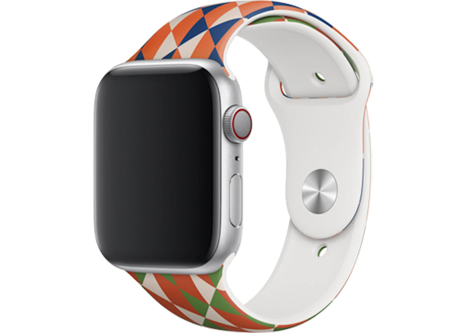 Bearbrick Barry McGee + Apple Watch Sports Band 44mm 100% & 400% Set Orange