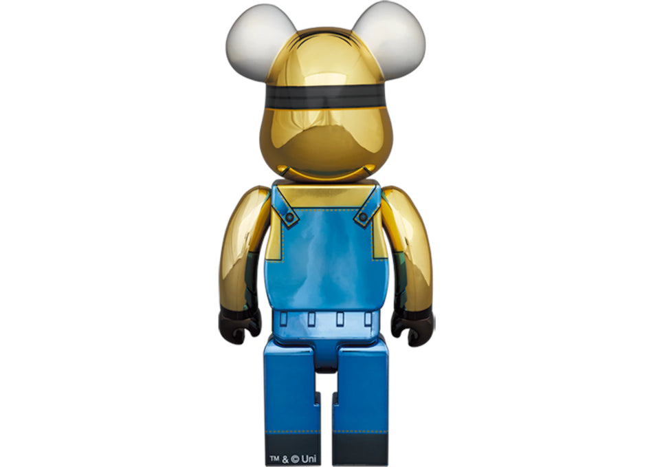Bearbrick DAVE 100% & 400% Set CHROME Ver.
