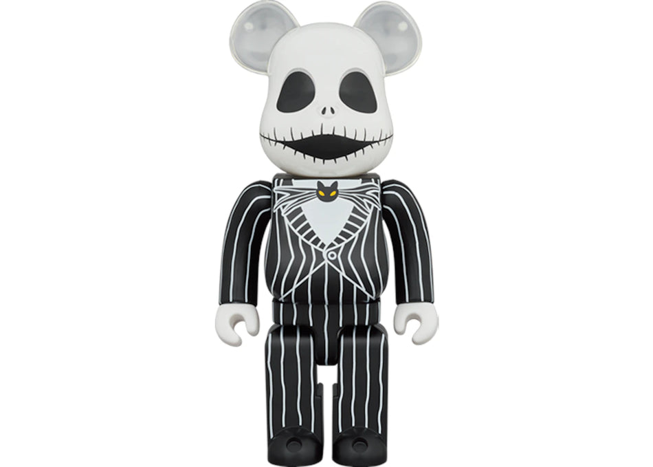 Bearbrick x Disney Tim Burton's The Nightmare Before Christmas Jack Skellington 1000%