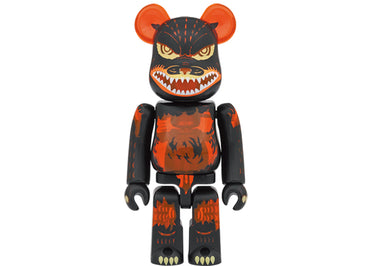 Bearbrick Godzilla VS Destoroyah version Godzilla (Meltdown) 100% & 400% Set Clear Orange Ver.