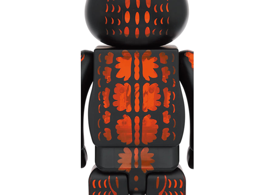 Bearbrick Godzilla VS Destoroyah version Godzilla (Meltdown) 100% & 400% Set Clear Orange Ver.