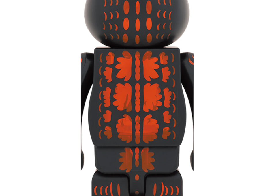 Bearbrick Godzilla VS Destoroyah version Godzilla (Meltdown) 1000% Clear Orange Ver.