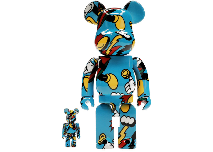 Ensemble Bearbrick Grafflex 100 % et 400 %