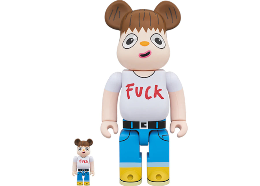 Bearbrick Javier Calleja Set 100% &amp; 400% Blanc