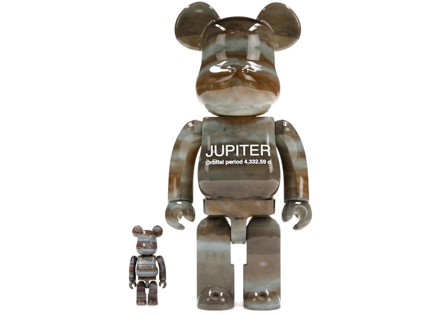 Ensemble Bearbrick Jupiter 100 % et 400 %