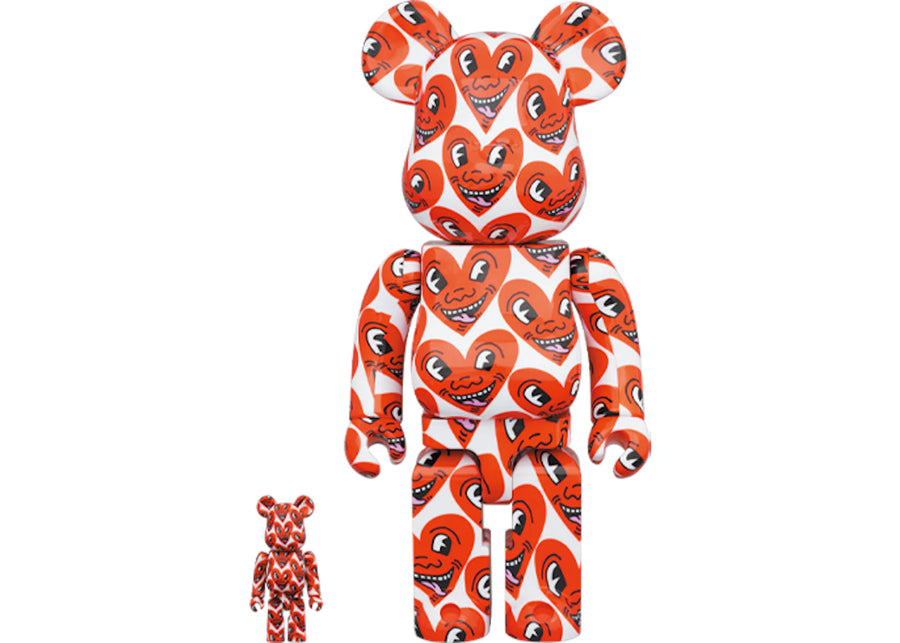 Bearbrick KEITH HARING #6 Coffret 100 % et 400 %