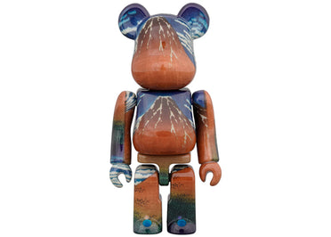 Bearbrick Katsushika Hokusai (Thirty-six Views of Tomitake, Fine Wind, Clear Morning) 100% & 400% Set