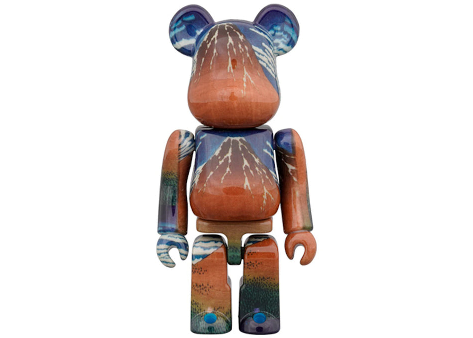 Bearbrick Katsushika Hokusai (Thirty-six Views of Tomitake, Fine Wind, Clear Morning) 100% & 400% Set