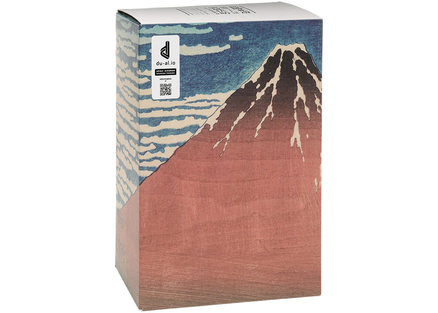 Bearbrick Katsushika Hokusai (Thirty-six Views of Tomitake, Fine Wind, Clear Morning) 100% & 400% Set