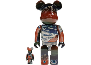 Bearbrick Katsushika Hokusai (Thirty-six Views of Tomitake, Fine Wind, Clear Morning) 100% & 400% Set