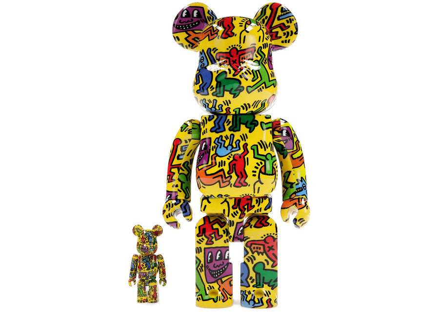Bearbrick Keith Haring n° 5, coffret 100 % et 400 %