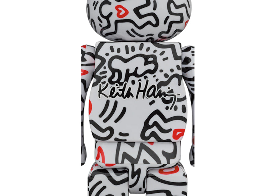 Bearbrick Keith Haring n° 8, coffret 100 % et 400 %