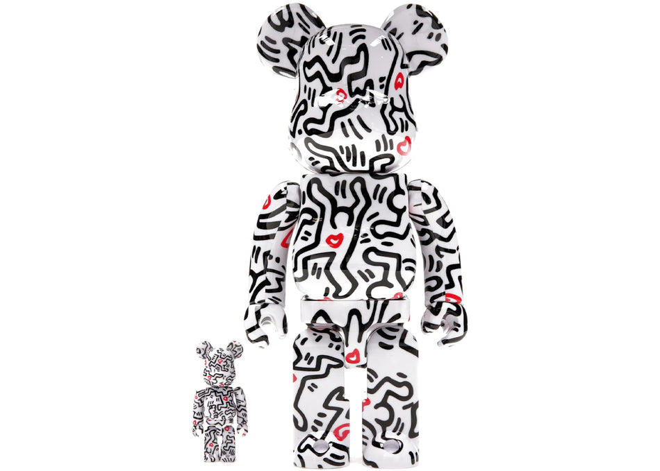 Bearbrick Keith Haring #8 100% & 400% Set