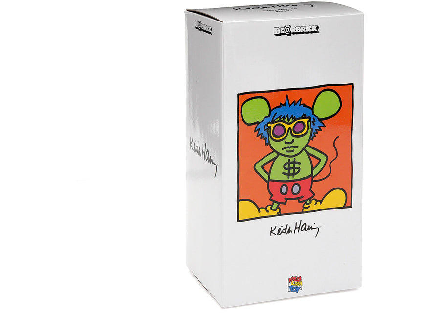 Bearbrick Keith Haring Andy Mouse 400%
