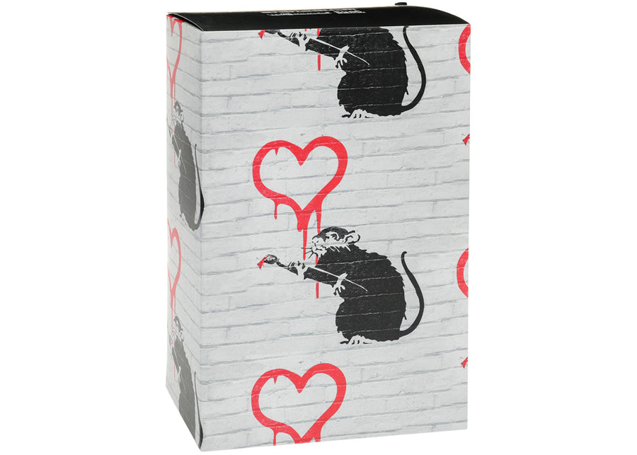 Ensemble Bearbrick Love Rat 100 % et 400 %