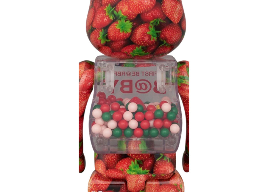 Bearbrick My First Bearbrick Strawberry 100% &amp; 400% Set