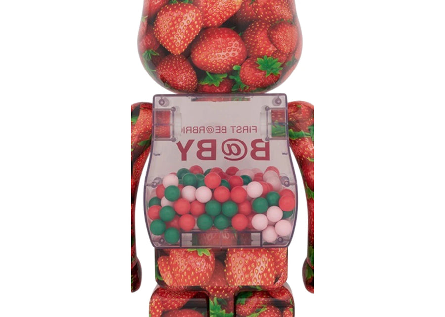 Bearbrick Mon premier Bearbrick Fraise 1000%
