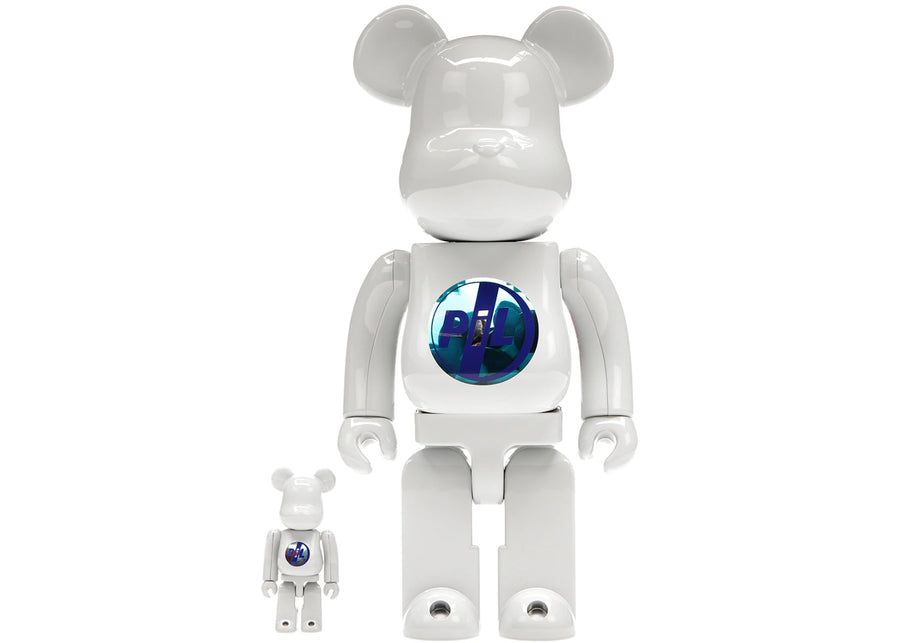 Bearbrick PiL 100% &amp; 400% Set Chrome Ver.