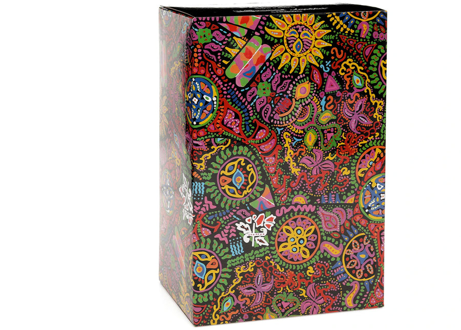 Ensemble Bearbrick Psychedelic Paisley 100 % et 400 %
